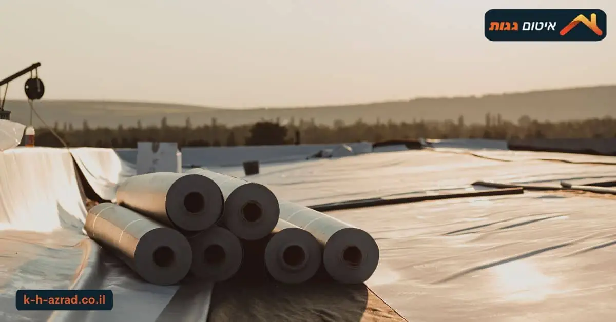 איטום גגות ביריעות PVC